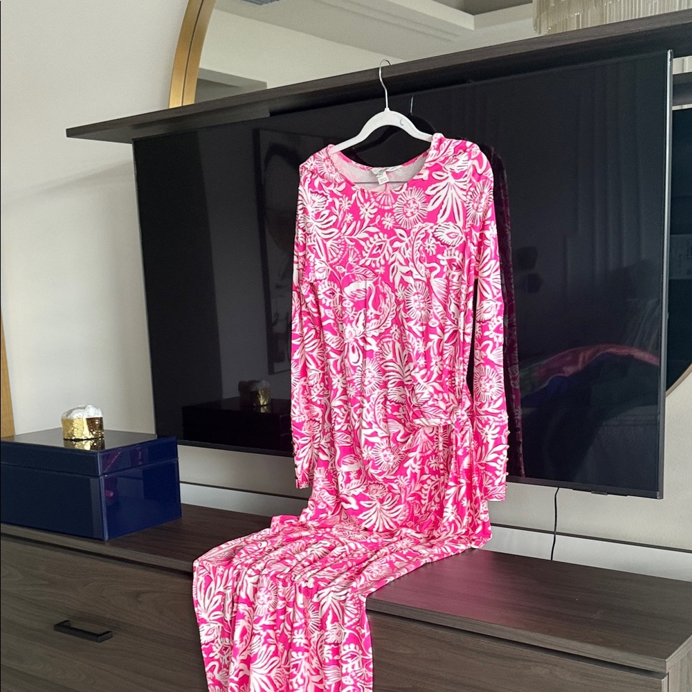 Lilly Pulitzer Pink and White Dress